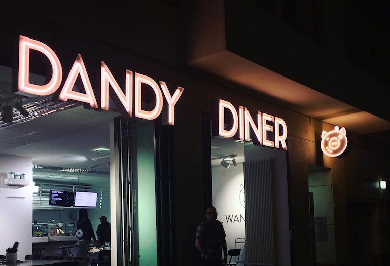Dandy Diner neon sign